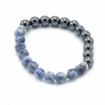 Faceted Gemstone Bracelet - Magnetic Sodalite - immagine 2
