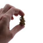 Brass Miniature Gods - Ganesha (12gms)  - 30mm - immagine 2