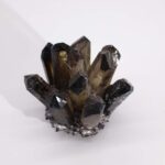 Crafted Natural Quartz Cluster - Smoky Ghost Quartz (approx 250-300gm 8cm) - immagine 2