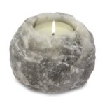 Grey Salt Candle Holder 600-800g - immagine 3