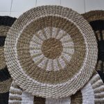 Round Seagrass White & Tan - Inner Sun - 1m - immagine 2