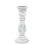 Classic Candle Stand - Whitewash - 30x10cm - Medium - immagine 5