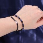 Zodiac Crystal Candle with Gemstone Bracelet - Scorpio - immagine 2