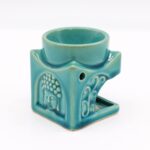 Square Buddha Burner - Soft Turquoise - immagine 2