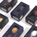 Yellow Jade Planet on a Sola Goldstone Stand - 40mm (30x15mm stand) - immagine 6