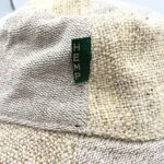 Patched Hemp & Cotton Boho Festival Hat - Natural - immagine 2