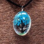 Pressed Flowers - Tree of Life set - Teal - immagine 6