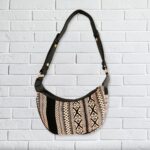 Jacquard Hobo Bag - Grey Metro (black strap) - immagine 3