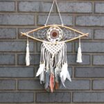 Protection Dream Cather - Sm Macrame Eye Assorted Colours