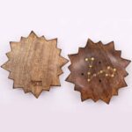 Engraved and Brass Zodiac Sign Incense Burners - Sun - immagine 5