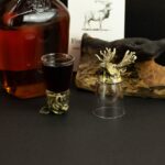 Gift Set of 12 Bottom Up Shot Glasses (25ml) - Forest & Mystical Creatures - Antique Bronze - immagine 14