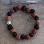 Rudraksha Buddah Bangle Mala - Mix - immagine 3