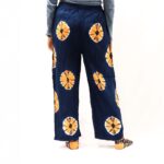 Japanese Style Lounge Pants - Blue & Orange - L - immagine 4