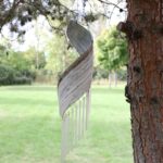 Coconut Leaf Wind Chimes - Whitewash - immagine 3