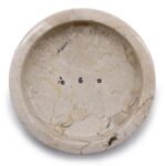 Round Honey Marble Flat Soap Dish - immagine 2