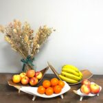 Coconut Leaf Fruit Bowl Set - Whitewash - immagine 4