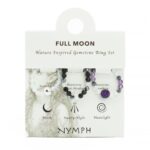 Nymph Spirit Gemstone Ring Set - Full Moon - immagine 7
