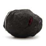 Coloured Calsite Geodes - Black Rock - Dark Red - immagine 2