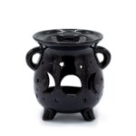 Caildren Oil Burner - Moon Phase - Black