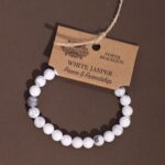 Power Bracelet - White Jasper - immagine 2