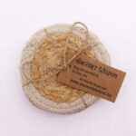 Natural Coaster - Jute & Cotton 10cm  (set of 4) - Ivory Boarder - immagine 2