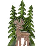 Lost in the Forrest -  Stag in the Forrest 3D Wooden Decoration - 25x15cm - immagine 7