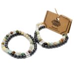 Magnetic Gemstone Bracelet - Amazonite - immagine 3