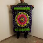 Cotton Wall Art (70x110cm) - Zodiac Colourful - immagine 2