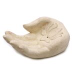 Hand Incense Burner - Lotus (white) - immagine 3