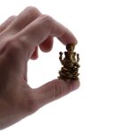 Brass Miniature Gods - Ganesha (22gms)  - 37mm - immagine 2