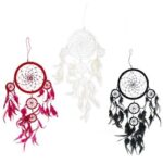 Bali Dreamcatcher - Large Round - Black/White/Red - immagine 7
