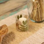 Natural Floral Glass - Straight Candle Holder - Primavera -  (8x8cm) - immagine 13