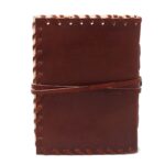Leather Book of Thoughts with Wrap Notebook (15x10") - immagine 6
