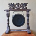 Small Healing Gong in Stand - 25cm - Black - immagine 8