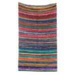 155 x 90cm Luxury Rag Rug - Natural - immagine 5
