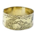Brass Tibetan Mantra Bracelet - Tree of Life - immagine 3