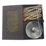 Rope Incense and Silver Plated Holder Set - Flower of Life - immagine 5