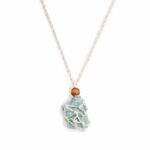 Crystal Gemstone Necklace Cord 45cm/18inch - Natural - immagine 6