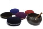 Singing Bowl Velvet Cushion - 16cm - immagine 2