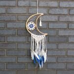 Protection Dream Cather - Macrame Moon Assorted Colours - immagine 8