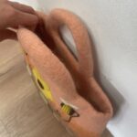 Sun Flower & Bees Felted Bag - 35x27cm - immagine 4