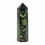 Black Obsidian Points (approx 60-70 gm 9cm) - Mystic Story - Forest Green - immagine 5
