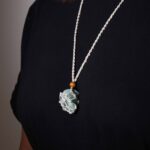 Crystal Gemstone Necklace Cord 45cm/18inch - Natural - immagine 4