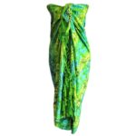 Bali Block Print Sarong - Orchids (4 Assorted Colours) - immagine 5
