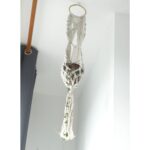 Macrame Pot Holder - Long With Ratten Hoop - immagine 7