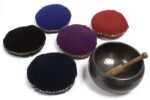 Singing Bowl Velvet Cushion - 11cm - immagine 2
