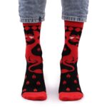 Hop Hare Bamboo Socks (36-40) - Red Dragons - immagine 2