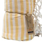 Cotton Pario Towel - 100x180 cm - Sunny Yellow - immagine 4