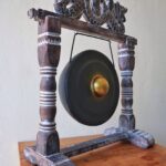 Small Healing Gong in Stand - 25cm - Black - immagine 10
