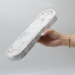 Large Incense Tray 30x10cm - Classic Whitewash - immagine 2